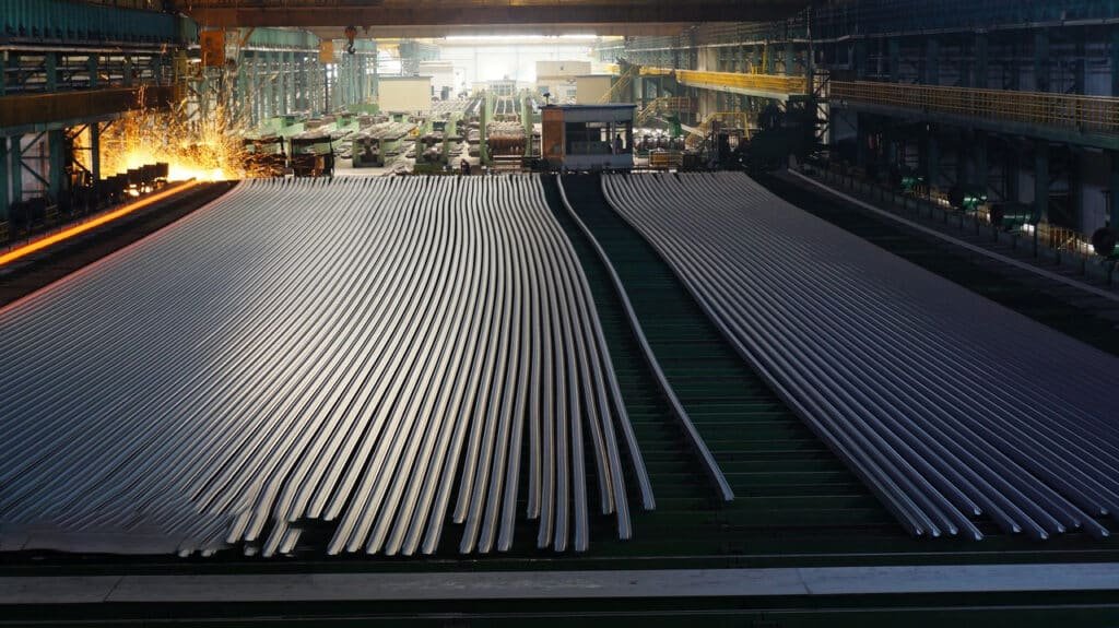 Sheet metal production line, steel coil processing equipment