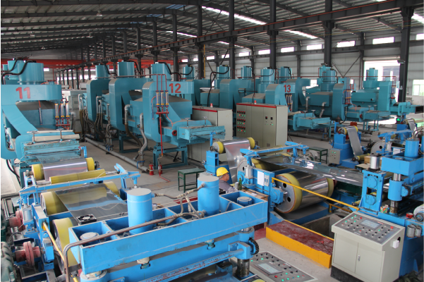 High-efficiency control area between twin annealing lines for MFY stainless steel processing