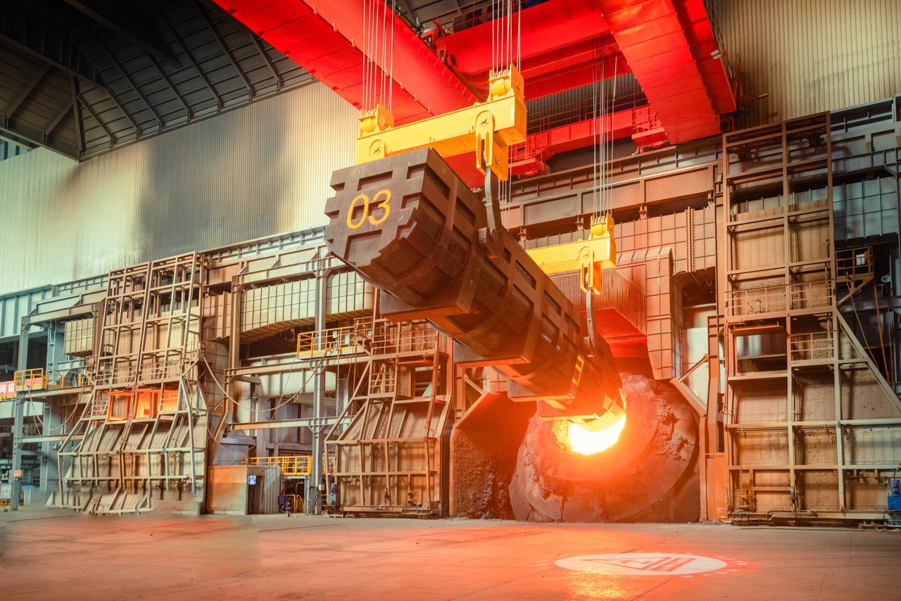 Full-view of MFY elevated annealing furnace for large-volume stainless steel strip processing