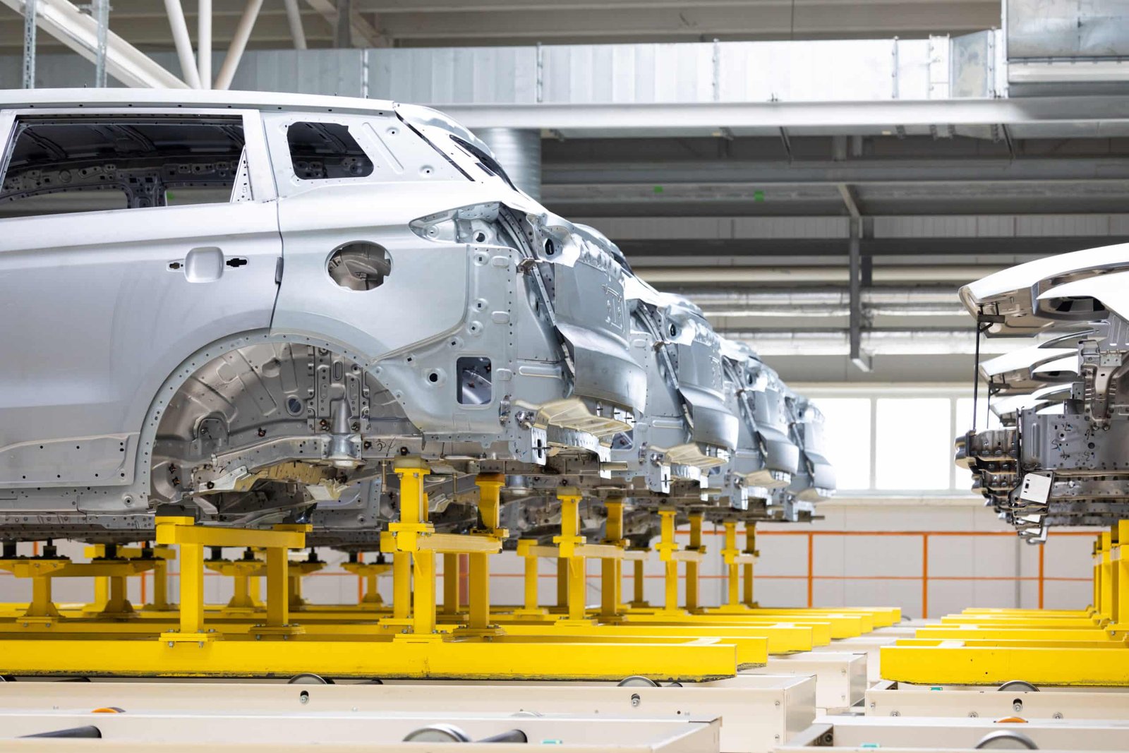 Automotive Industry Solutions Modern automotive manufacturing and production line